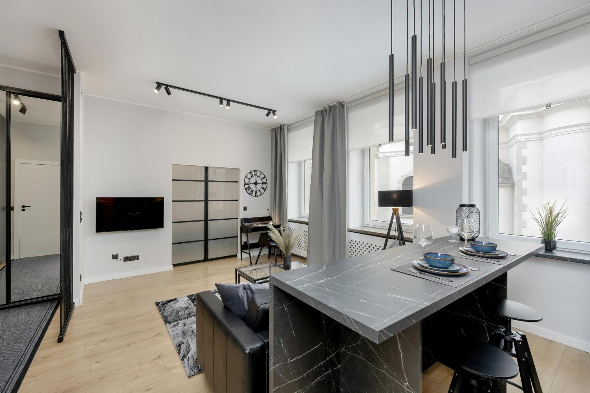 Exclusive Grey And Red Apartment In Warsaw Center By Noclegi Renters מראה חיצוני תמונה