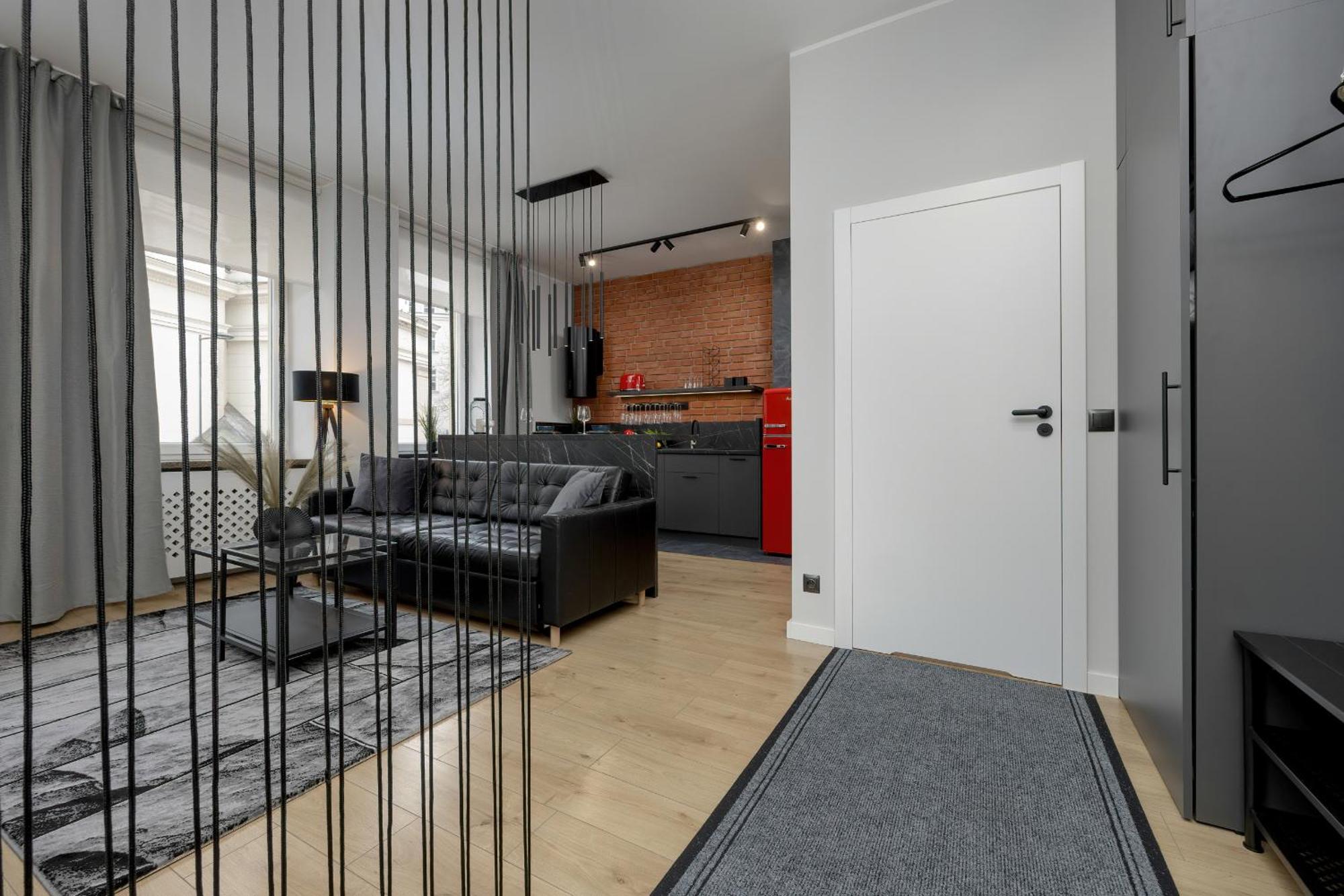 Exclusive Grey And Red Apartment In Warsaw Center By Noclegi Renters מראה חיצוני תמונה