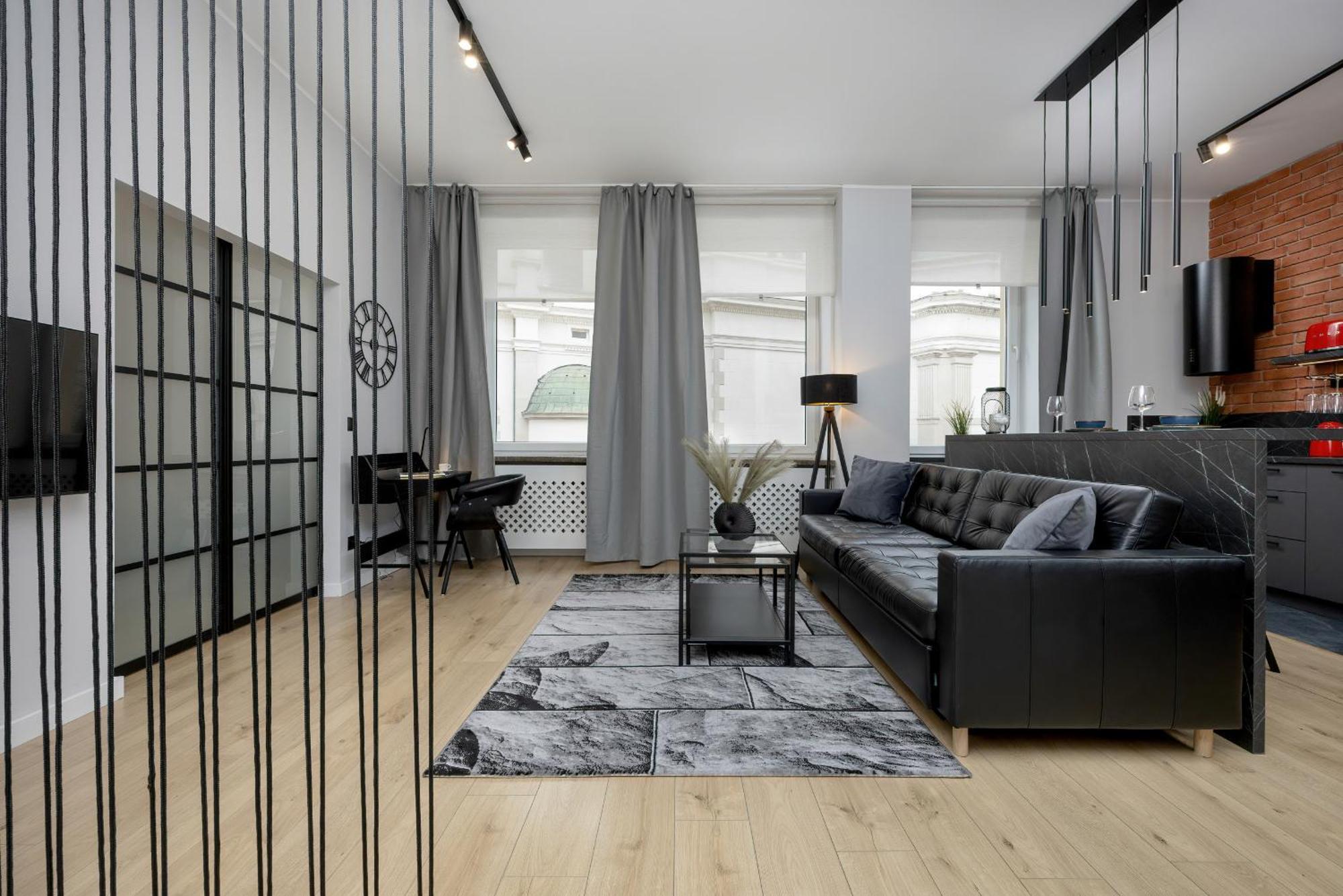 Exclusive Grey And Red Apartment In Warsaw Center By Noclegi Renters מראה חיצוני תמונה