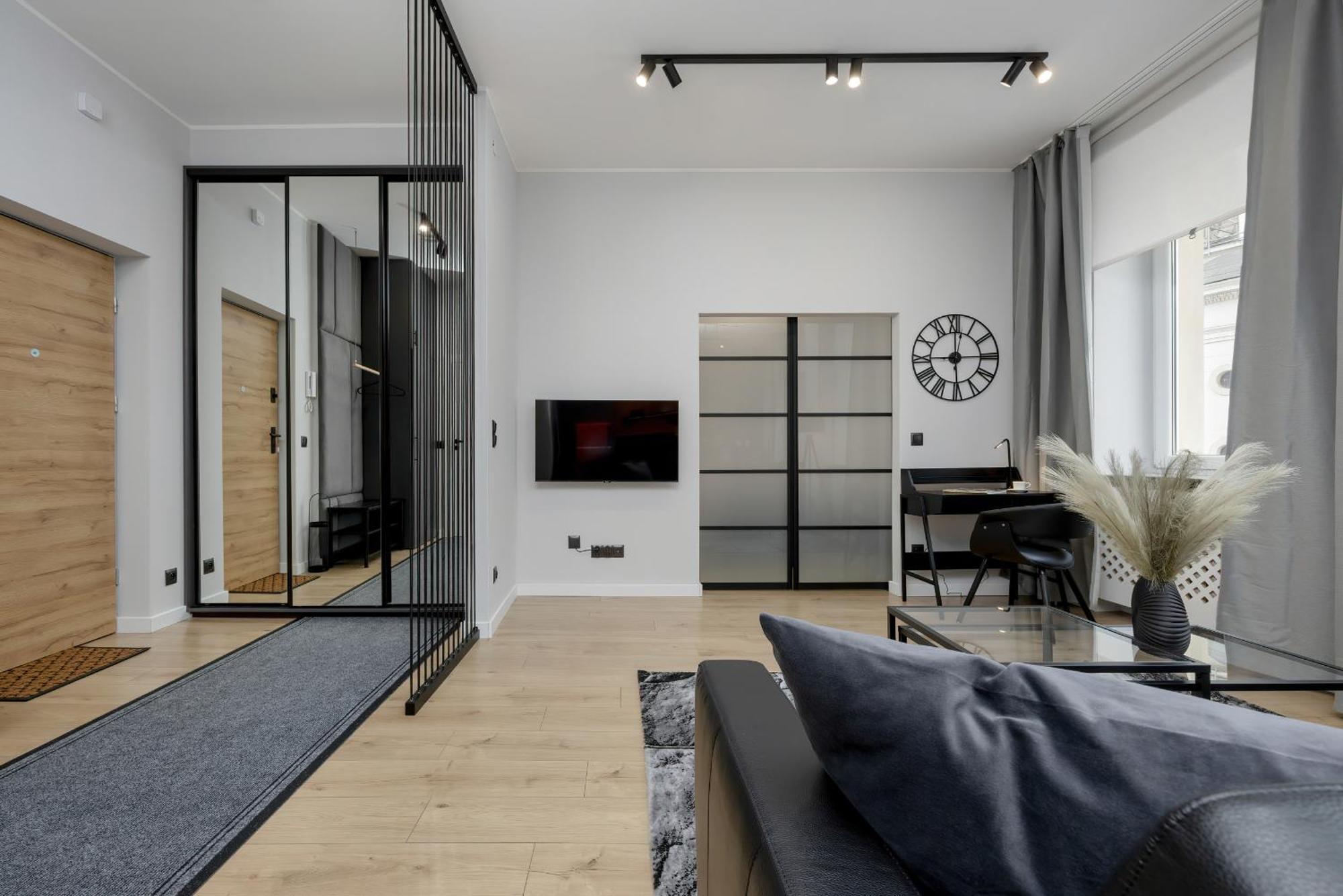Exclusive Grey And Red Apartment In Warsaw Center By Noclegi Renters מראה חיצוני תמונה