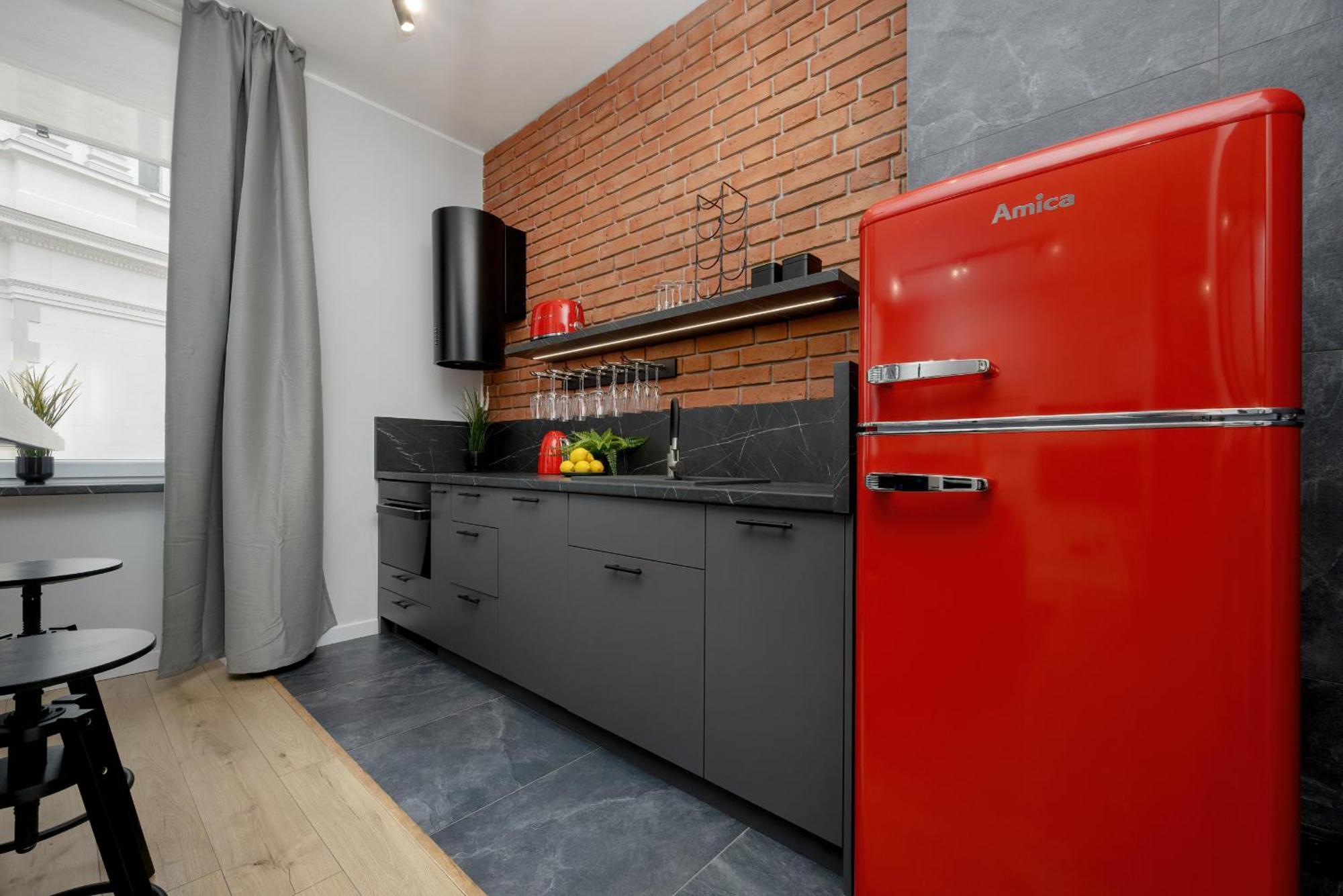Exclusive Grey And Red Apartment In Warsaw Center By Noclegi Renters מראה חיצוני תמונה