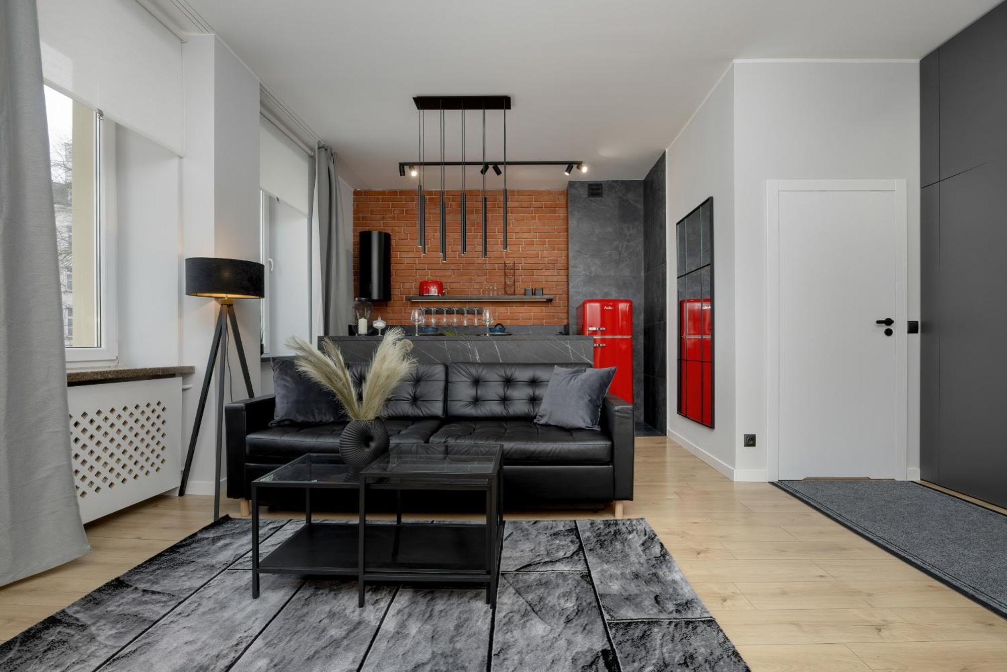 Exclusive Grey And Red Apartment In Warsaw Center By Noclegi Renters מראה חיצוני תמונה