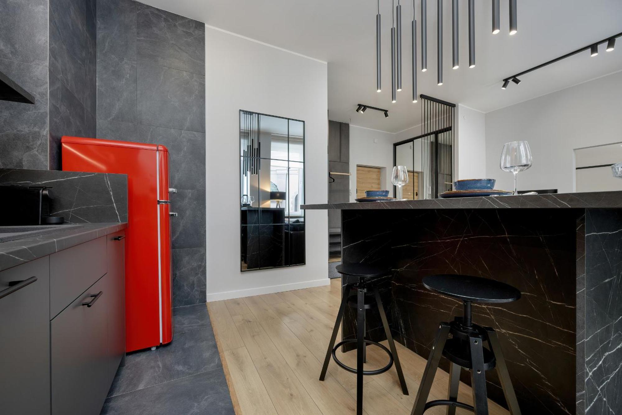 Exclusive Grey And Red Apartment In Warsaw Center By Noclegi Renters מראה חיצוני תמונה